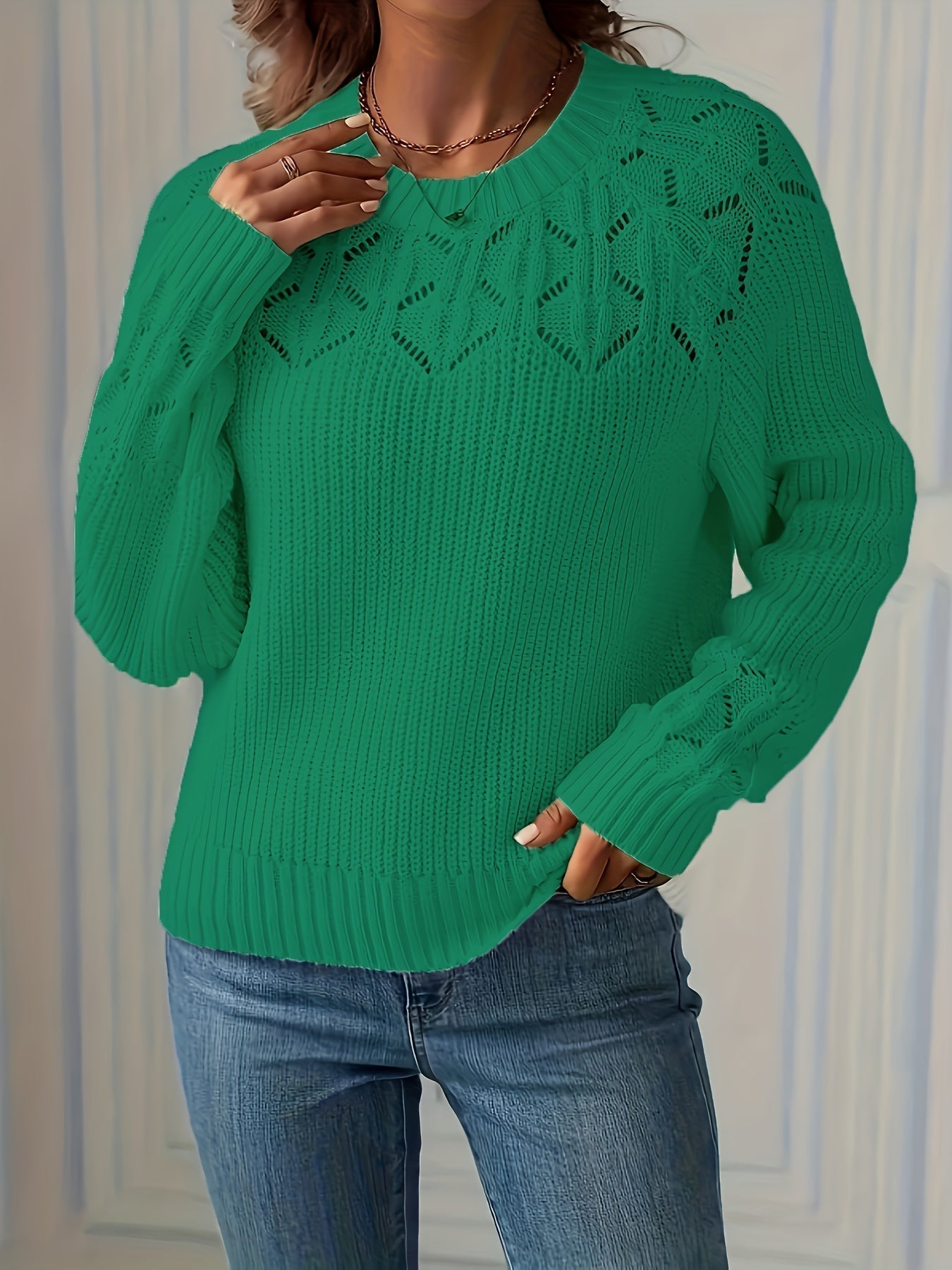 Jayla | Women's Long Sleeve Knit Sweater