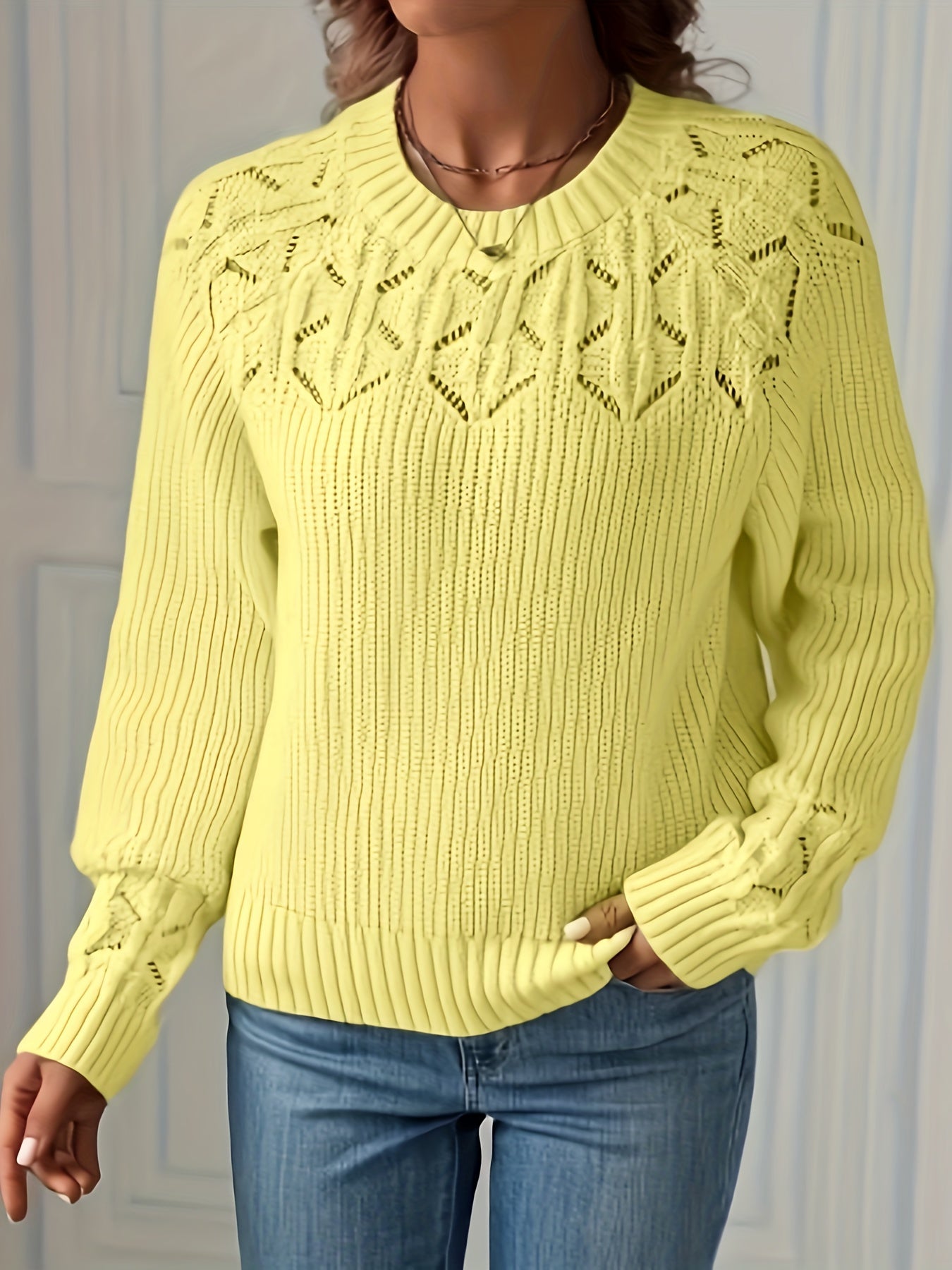 Jayla | Women's Long Sleeve Knit Sweater