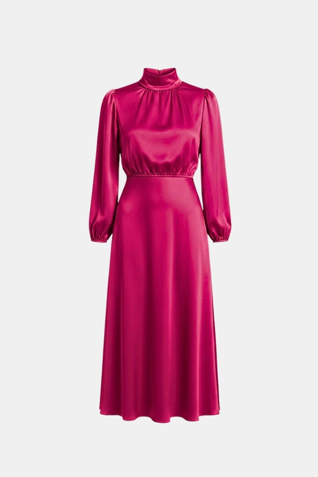 Jean | Women's Long Sleeve A-Line Midi Dress