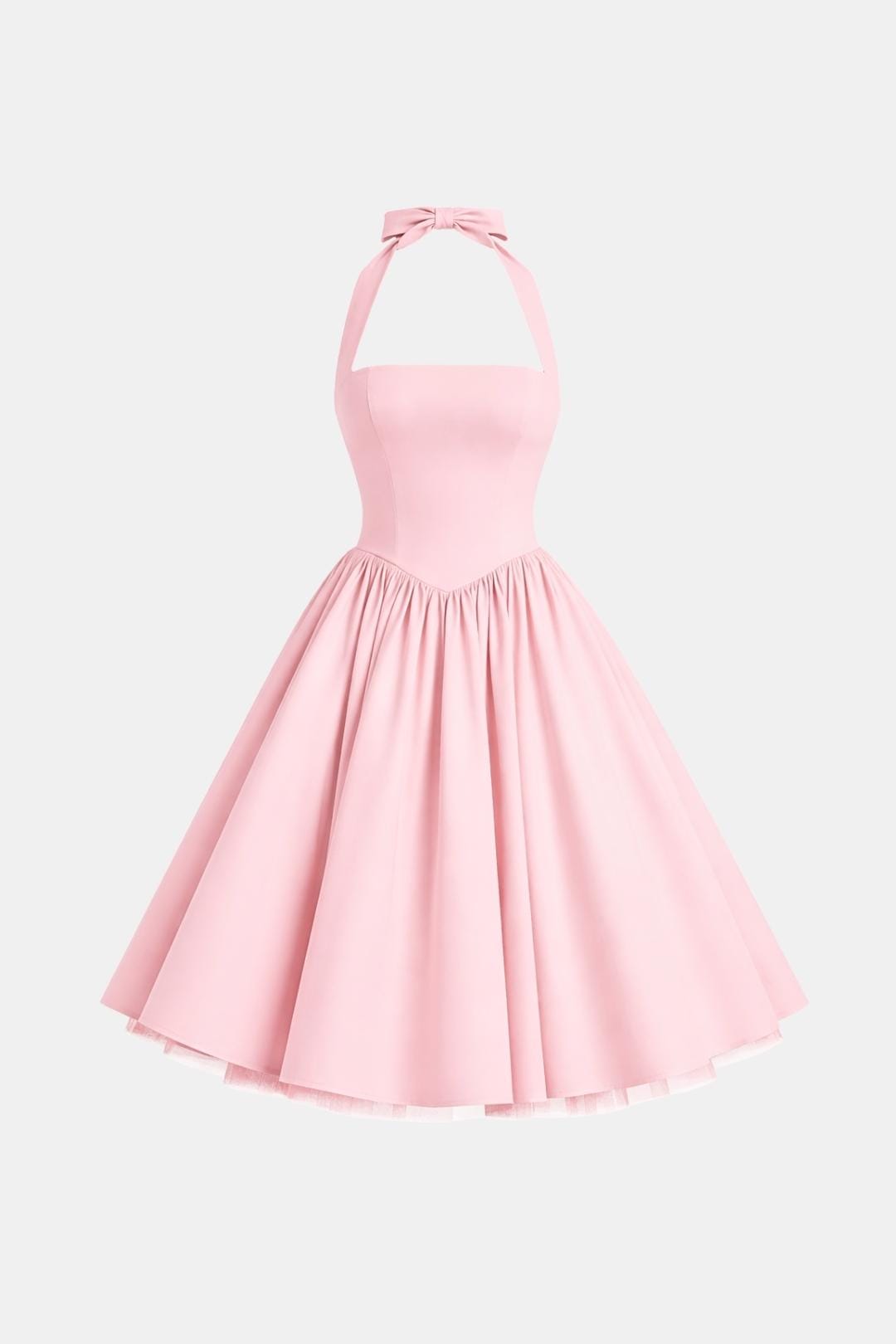 Jennifer | Women's Halter Neck A-Line Midi Dress