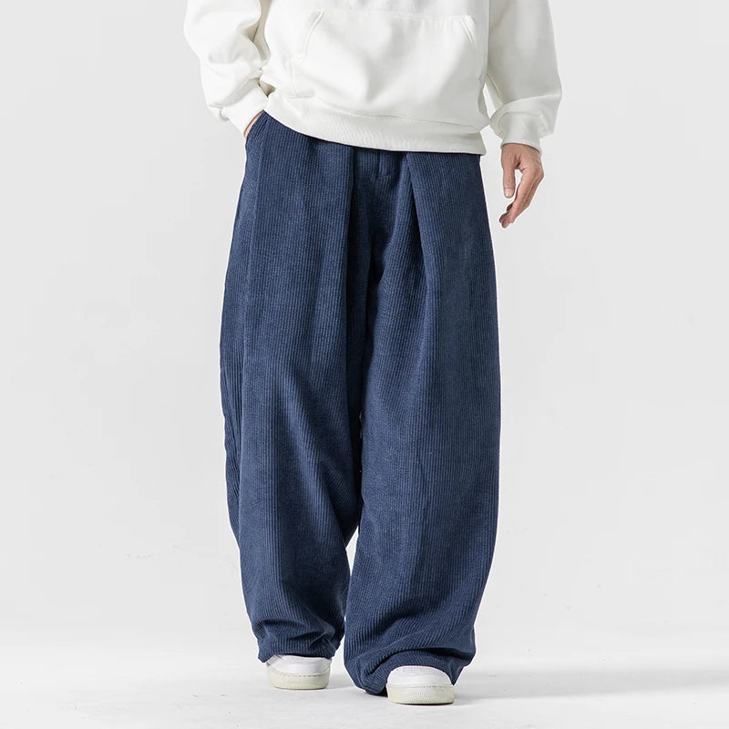 Jim | Men's Wide Leg Pleated Pants