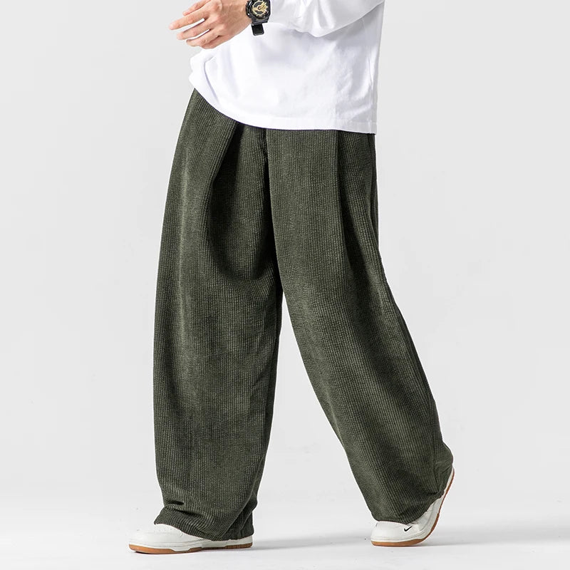 Jim | Men's Wide Leg Pleated Pants