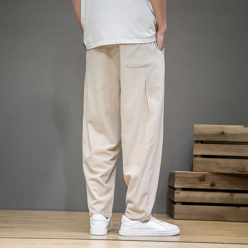Joel | Men's Wide Leg Belted Pants