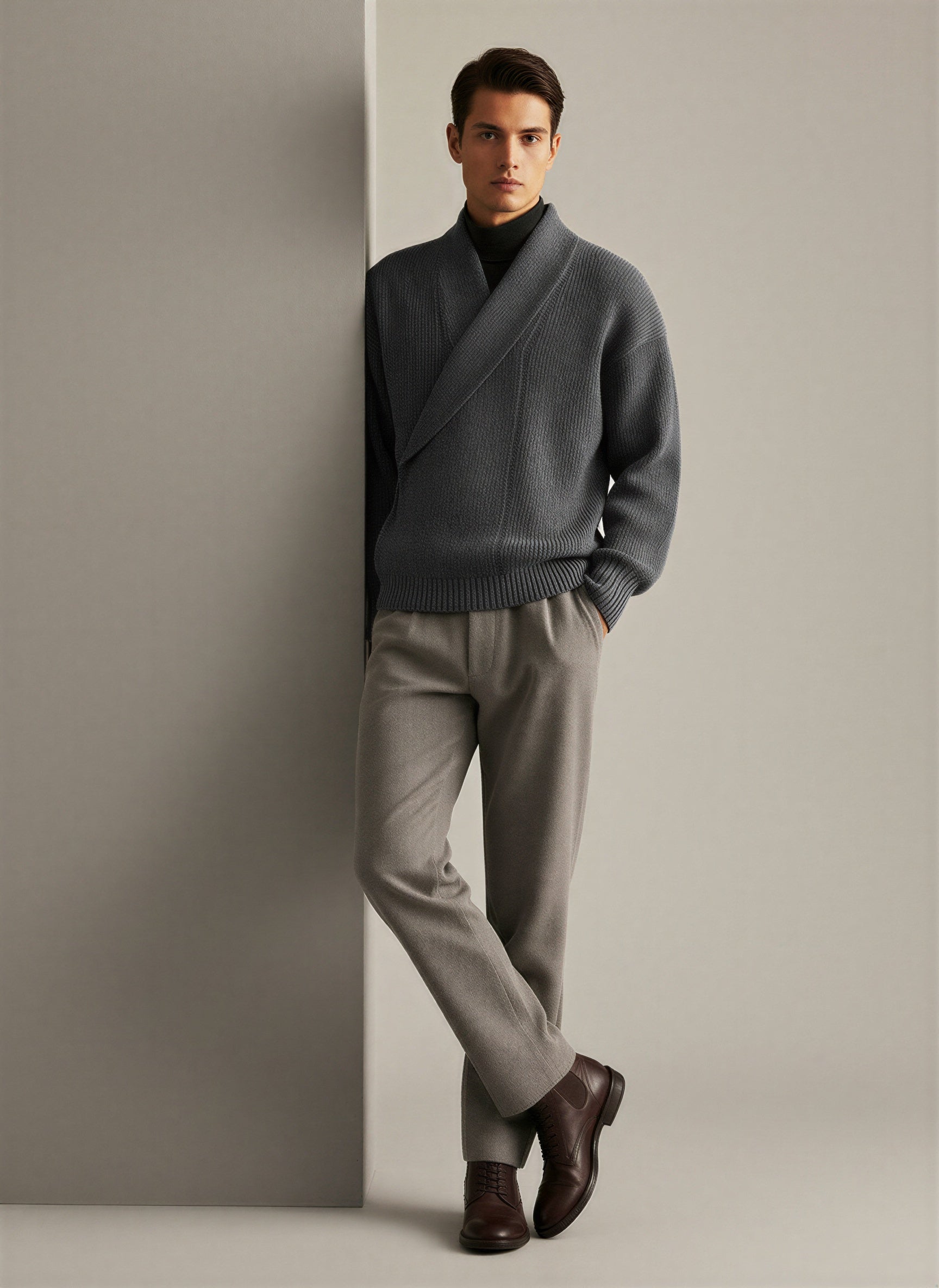 Joey | Men's Shawl Collar Sweater
