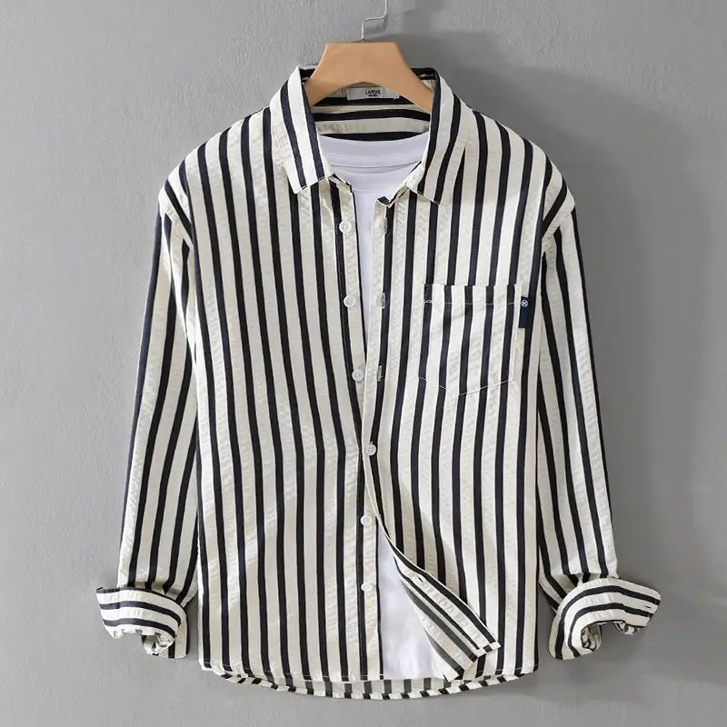 Jonas | Men's Long Sleeve Striped Shirt