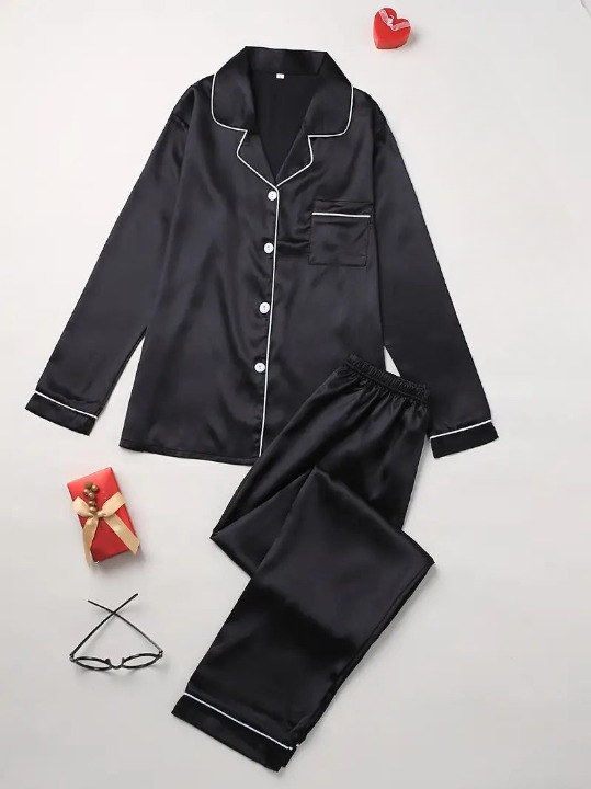 Judy | Women's Long Sleeve Button-Down Pajama Set