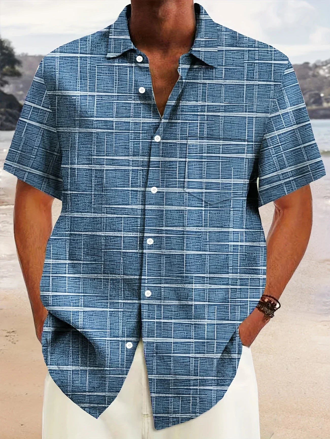 Kane | Men's Button-Down Printed Shirt