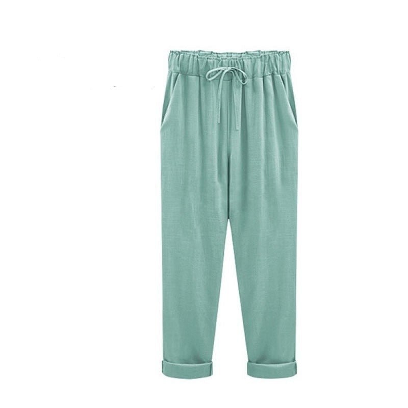 Karen | Women's Drawstring Cuffed Trousers