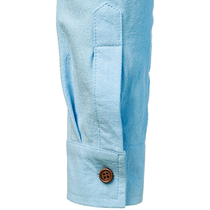 Kelvin | Men's Long Sleeve Button-Down Casual Shirt