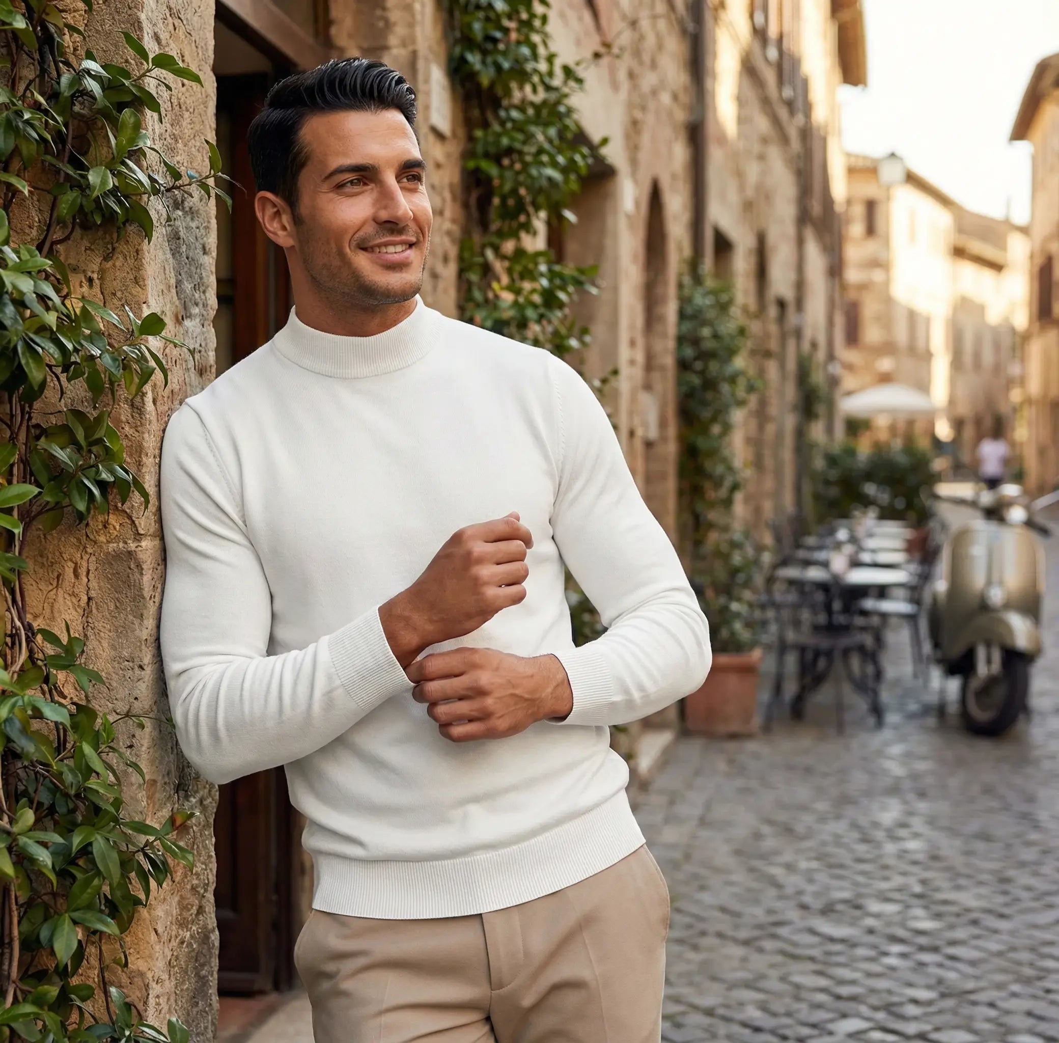 Kent | Men's Fitted Turtleneck Sweater