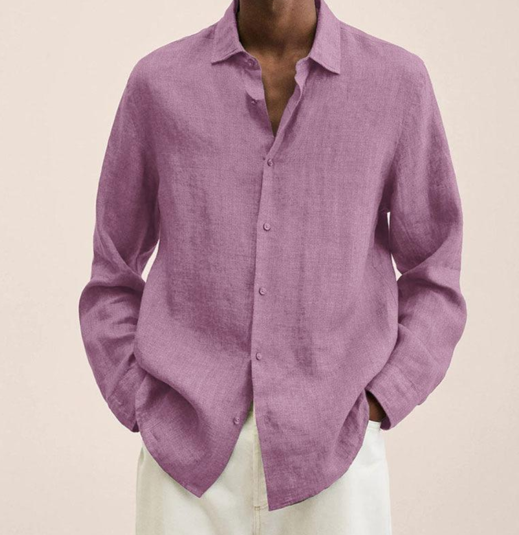 Kieran | Men's Long Sleeve Button-Down Casual Shirt