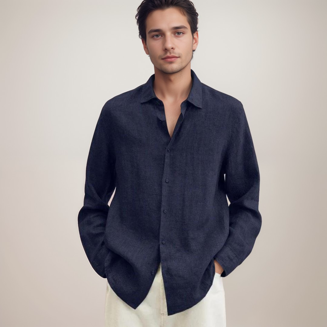 Kieran | Men's Long Sleeve Button-Down Casual Shirt