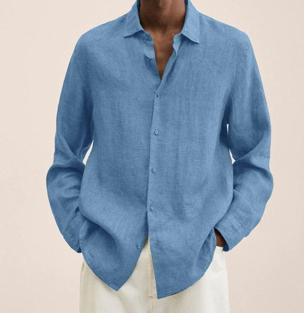 Kieran | Men's Long Sleeve Button-Down Casual Shirt