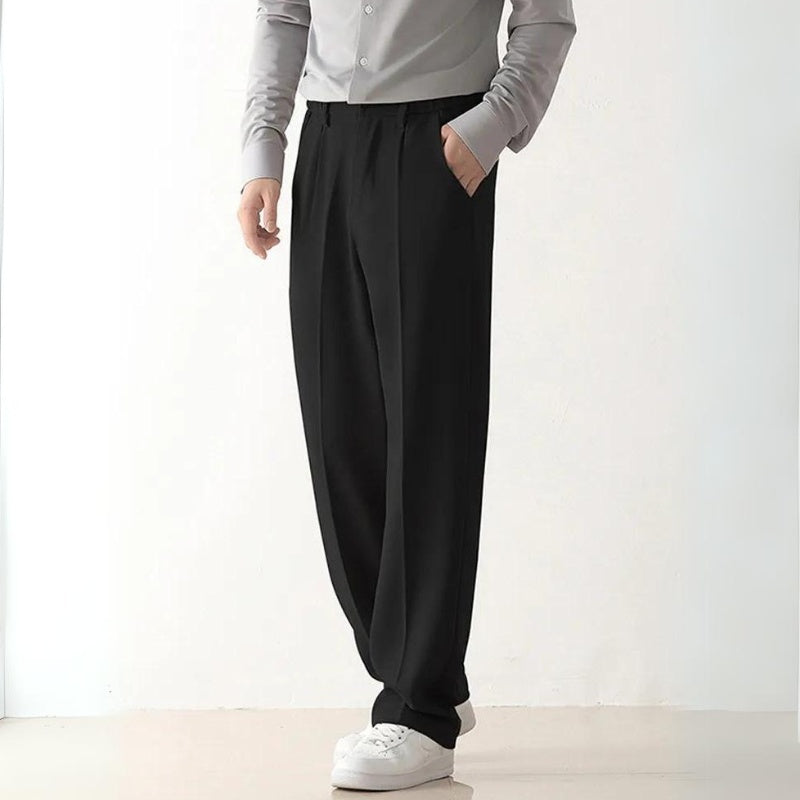 Kieran | Men's Pleated Wide Leg Dress Pants