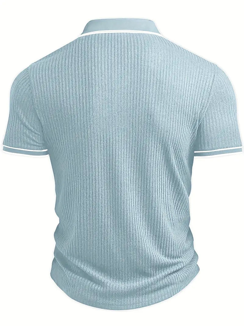 Kris | Men's Ribbed Polo Shirt