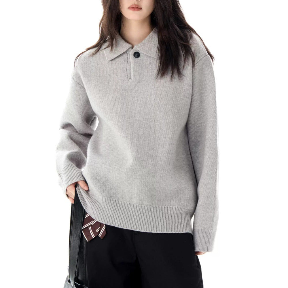 Krista | Women's Collared Pullover Sweater