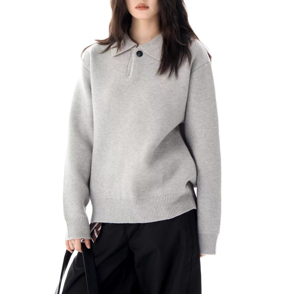 Krista | Women's Collared Pullover Sweater