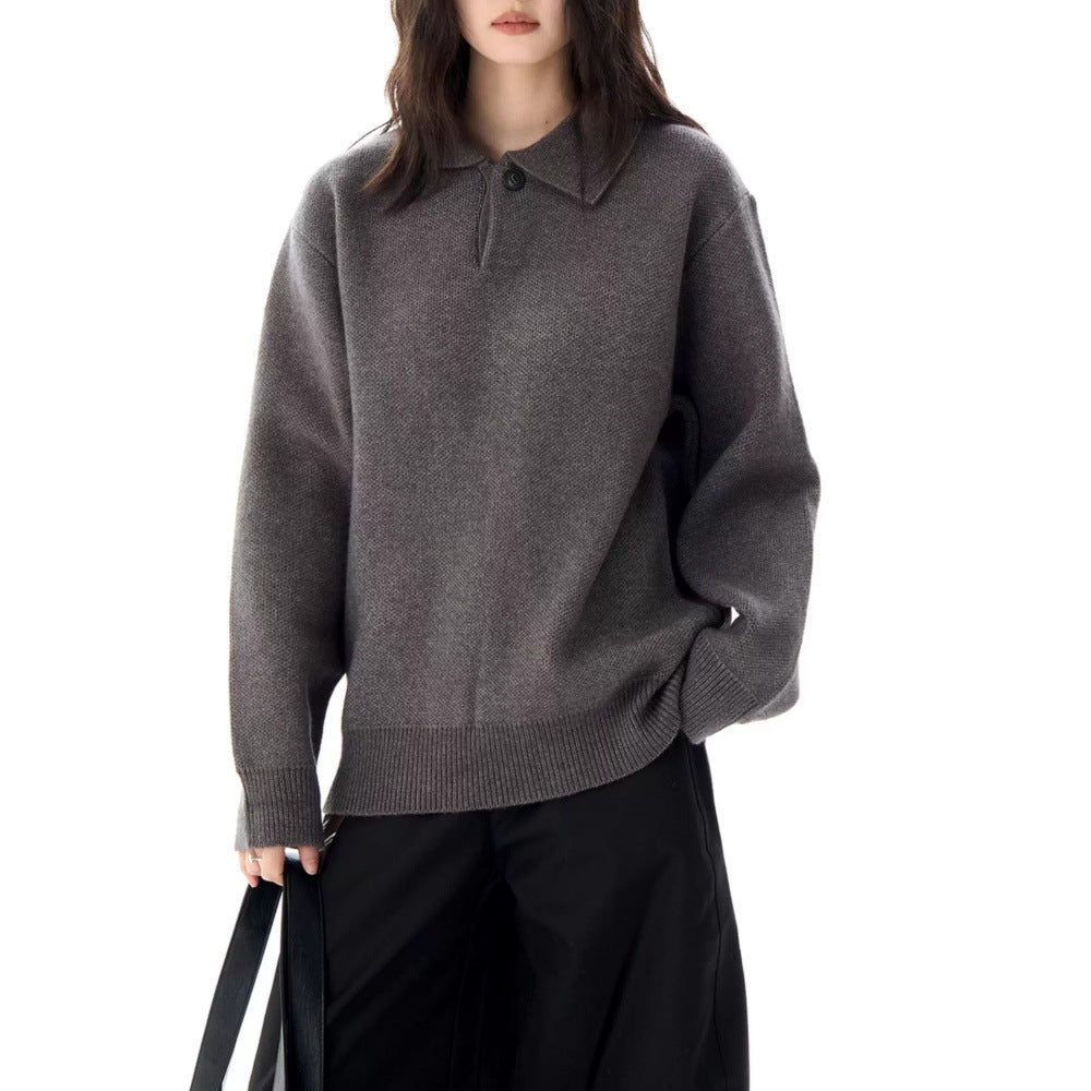 Krista | Women's Collared Pullover Sweater