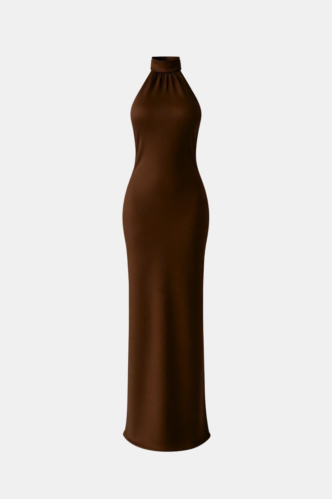 Kristen | Women's Sleeveless Halter Maxi Dress