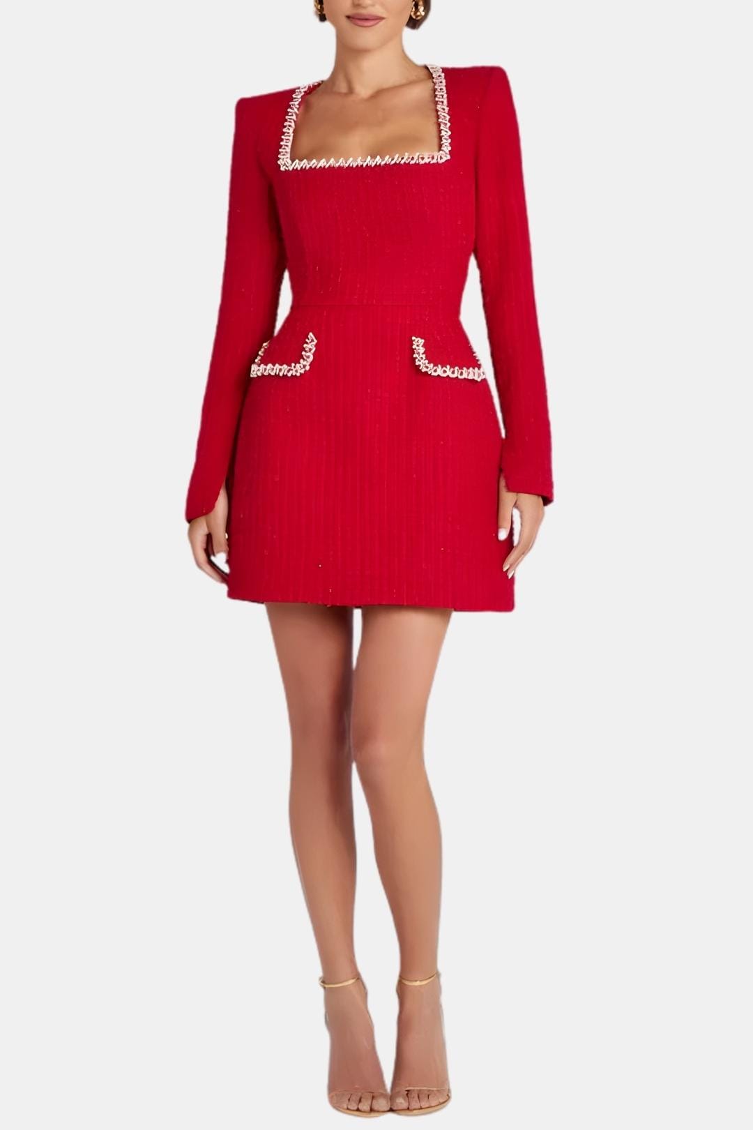 Lana | Women's Long Sleeve A-Line Mini Dress