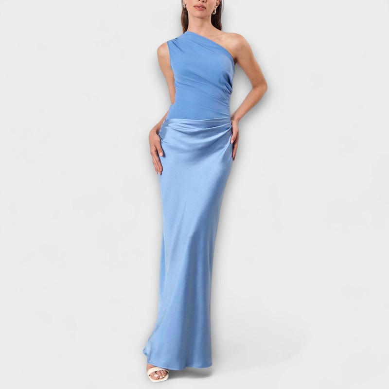 Laura | Women's One Shoulder Maxi Dress