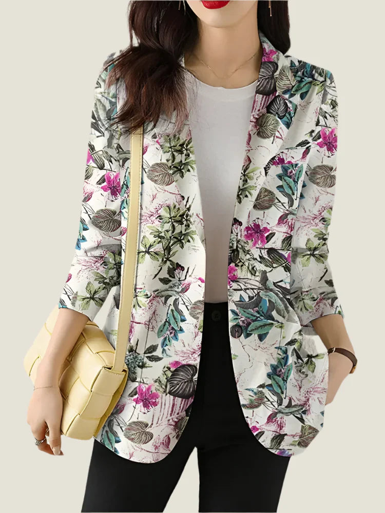 Lauren | Women's Floral Blazer Style Blouse