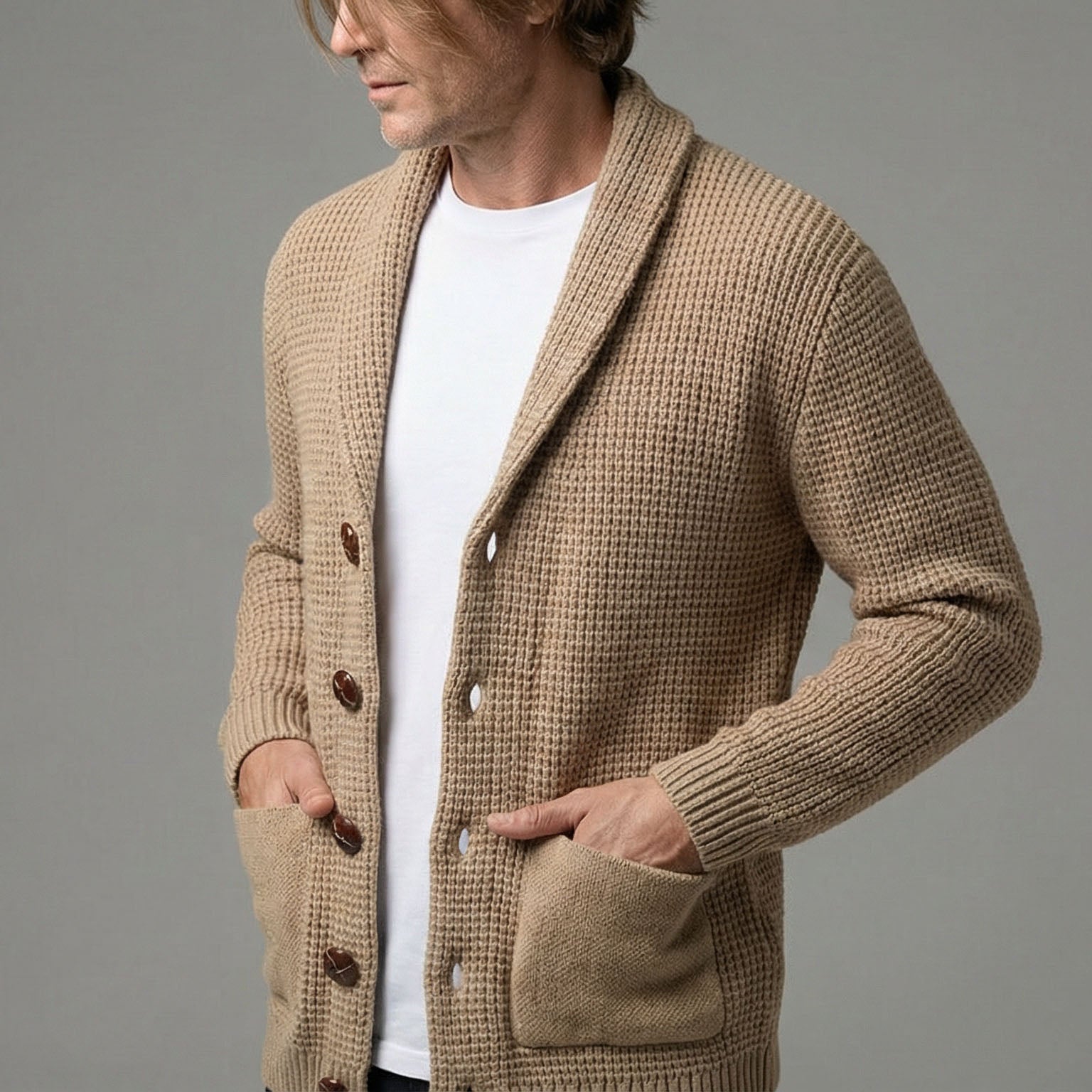Lee | Men's Shawl Collar Cardigan