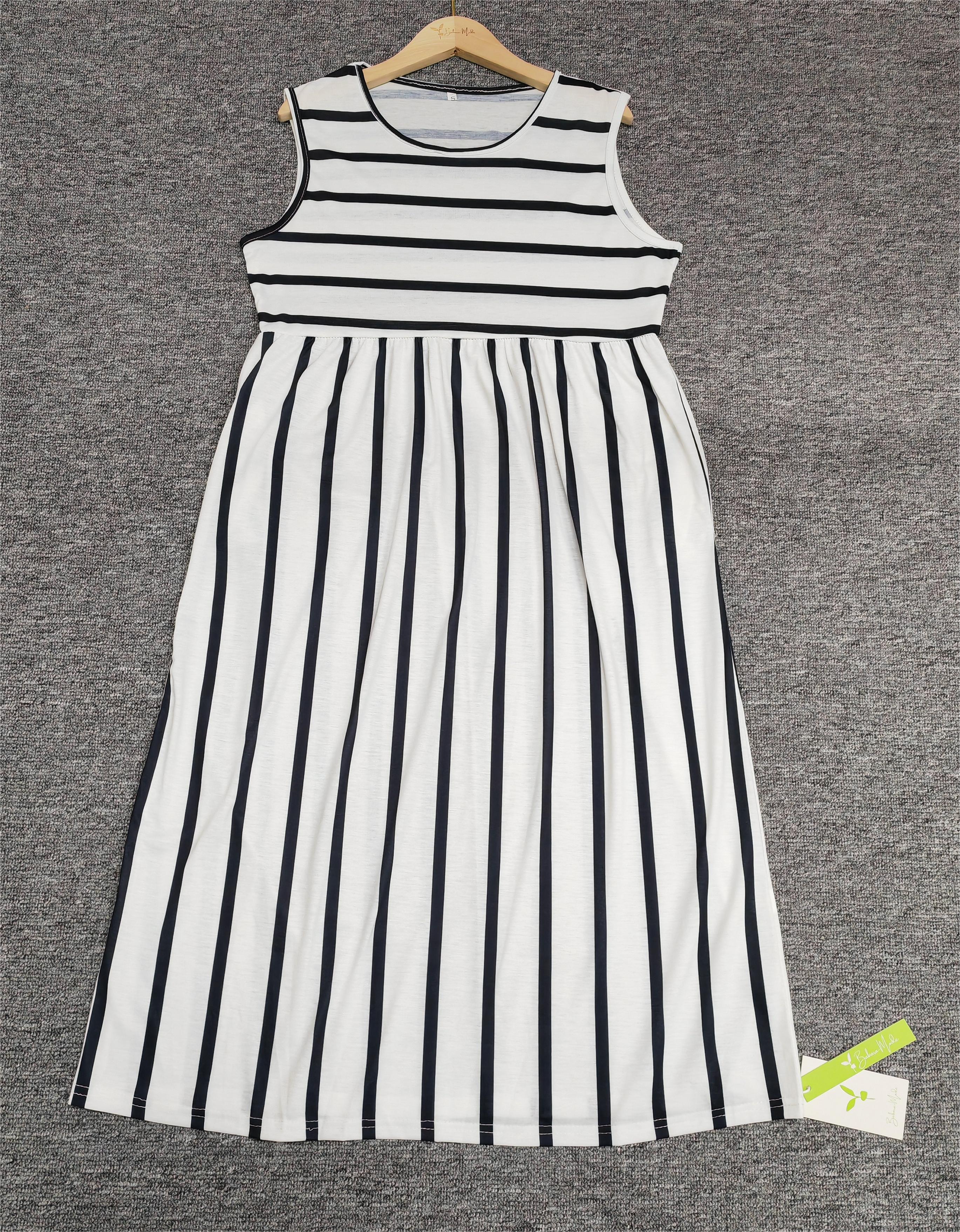 Linda | Women's Sleeveless A-Line Midi Dress