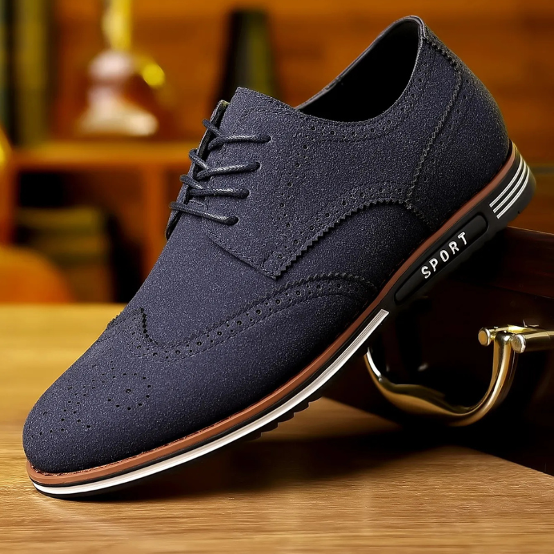 Logan | Men's Wingtip Lace-Up Oxford Shoes