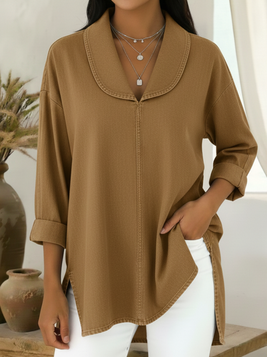 Lola | Women's Long Sleeve Tunic Blouse