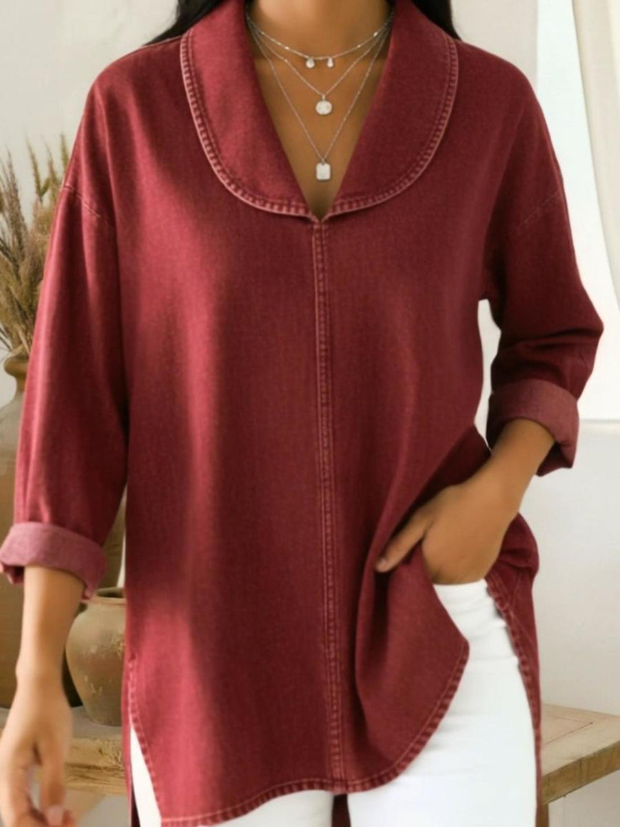 Lola | Women's Long Sleeve Tunic Blouse