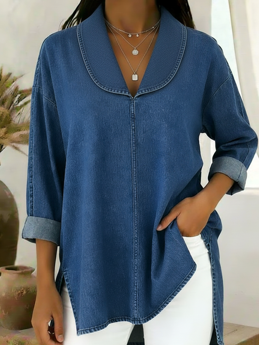 Lola | Women's Long Sleeve Tunic Blouse