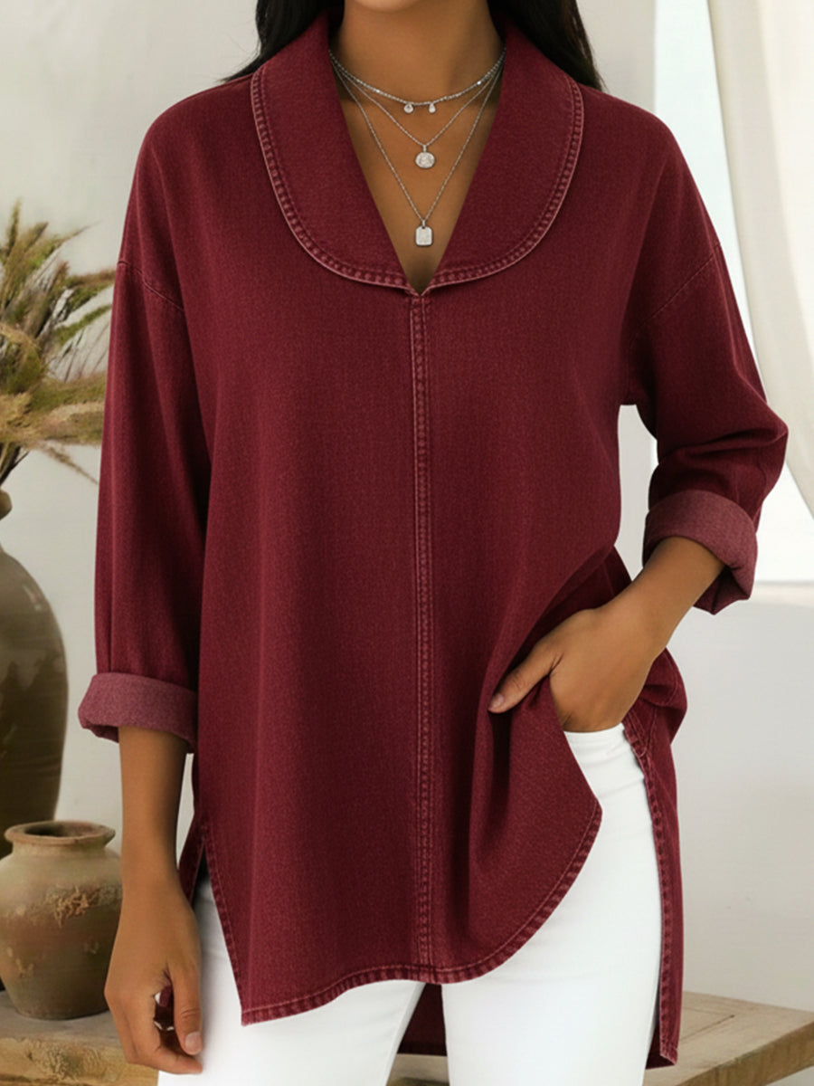 Lola | Women's Long Sleeve Tunic Blouse