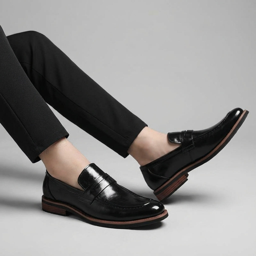Louis | Men's Penny Loafer Slip-On Dress Shoes