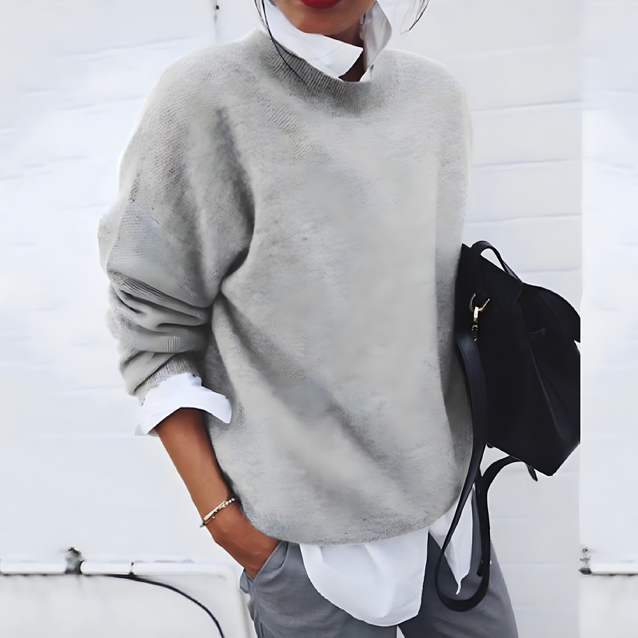 Lucille | Women's Oversized Crewneck Sweater