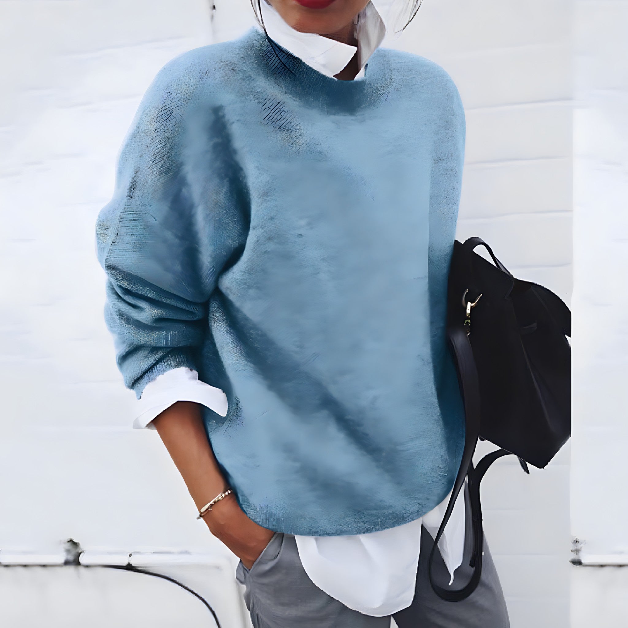 Lucille | Women's Oversized Crewneck Sweater