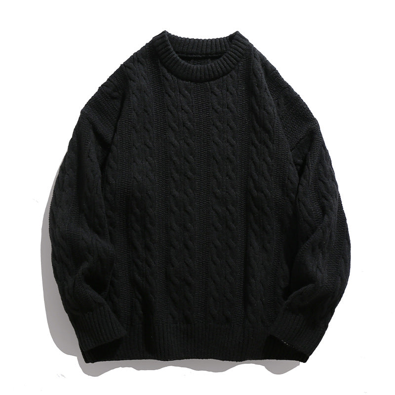 Marc | Men's Cable Knit Crew Neck Sweater