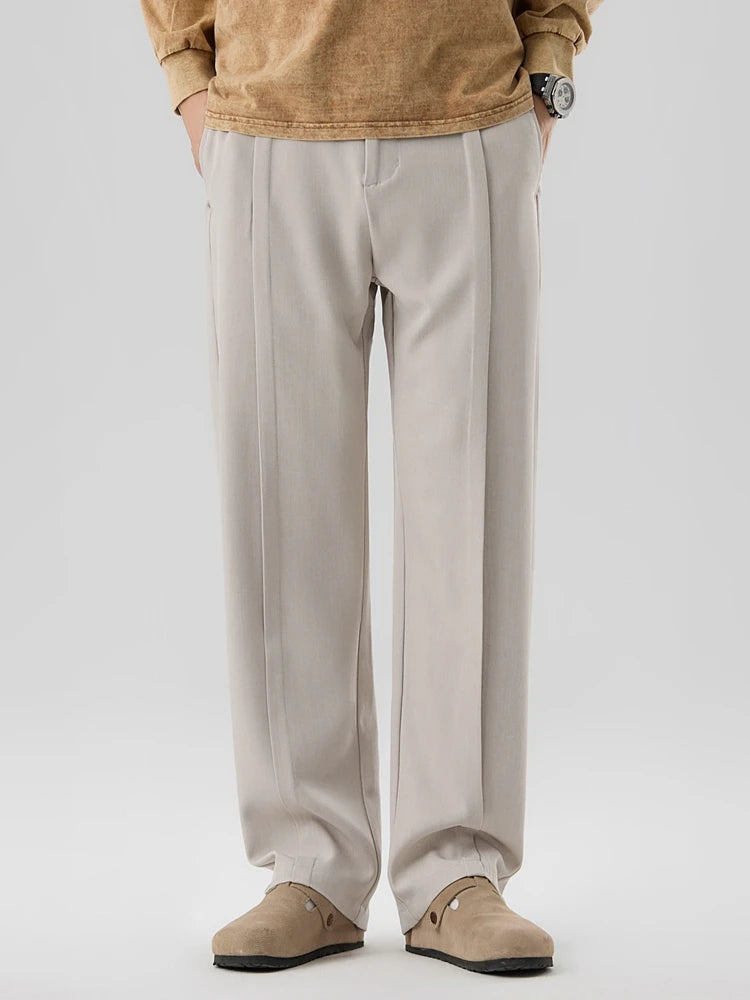Mark | Men's Pleated Straight Leg Dress Pants