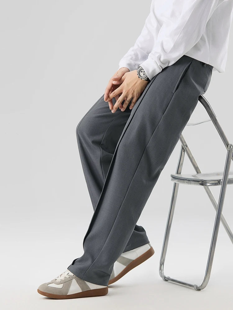 Mark | Men's Pleated Straight Leg Dress Pants