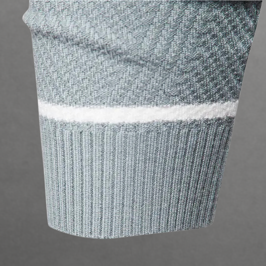 Michael | Men's Striped Crew Neck Sweater