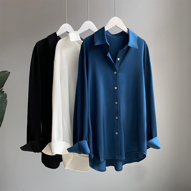 Nadia | Women's Long Sleeve Button-Down Blouse