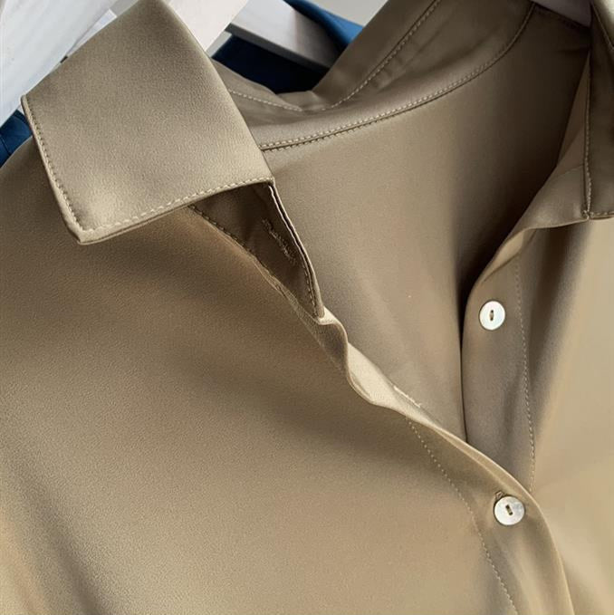 Nadia | Women's Long Sleeve Button-Down Blouse