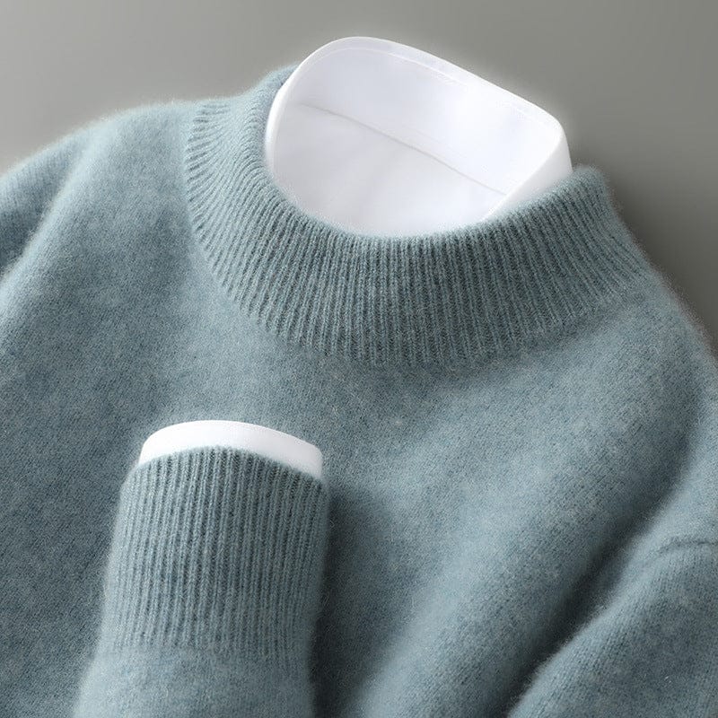 Nash | Men's Mock Neck Ribbed Knit Sweater