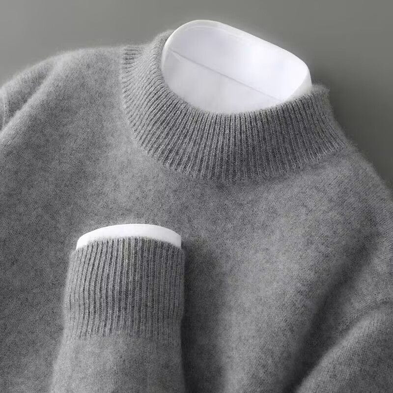 Nash | Men's Mock Neck Ribbed Knit Sweater