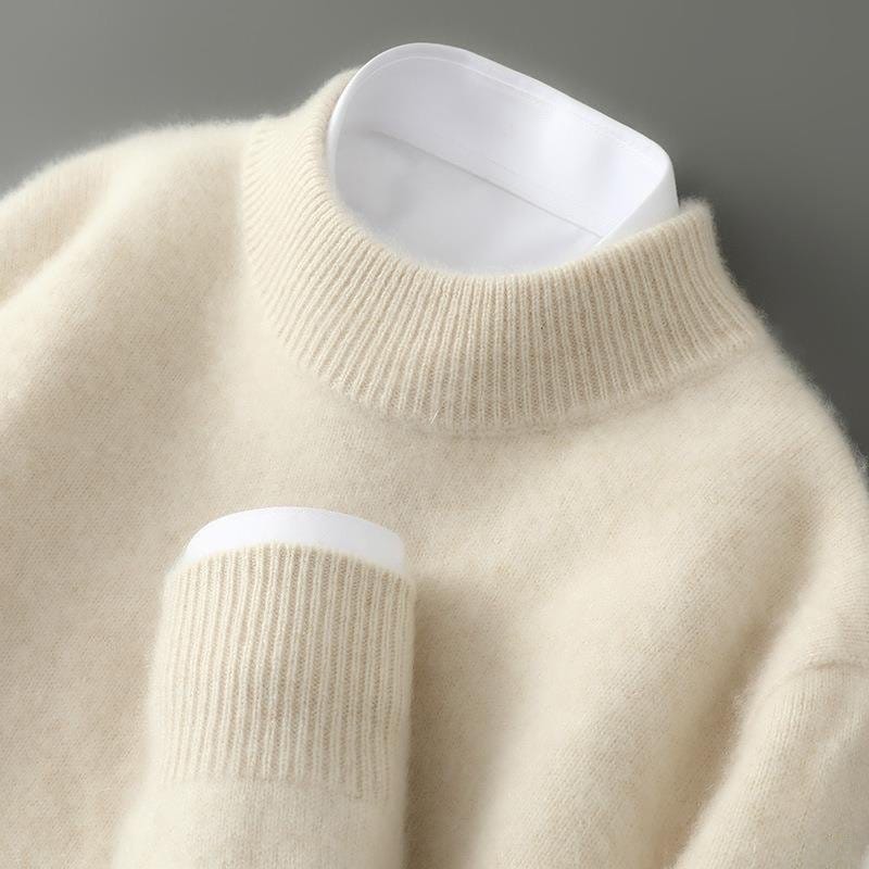 Nash | Men's Mock Neck Ribbed Knit Sweater