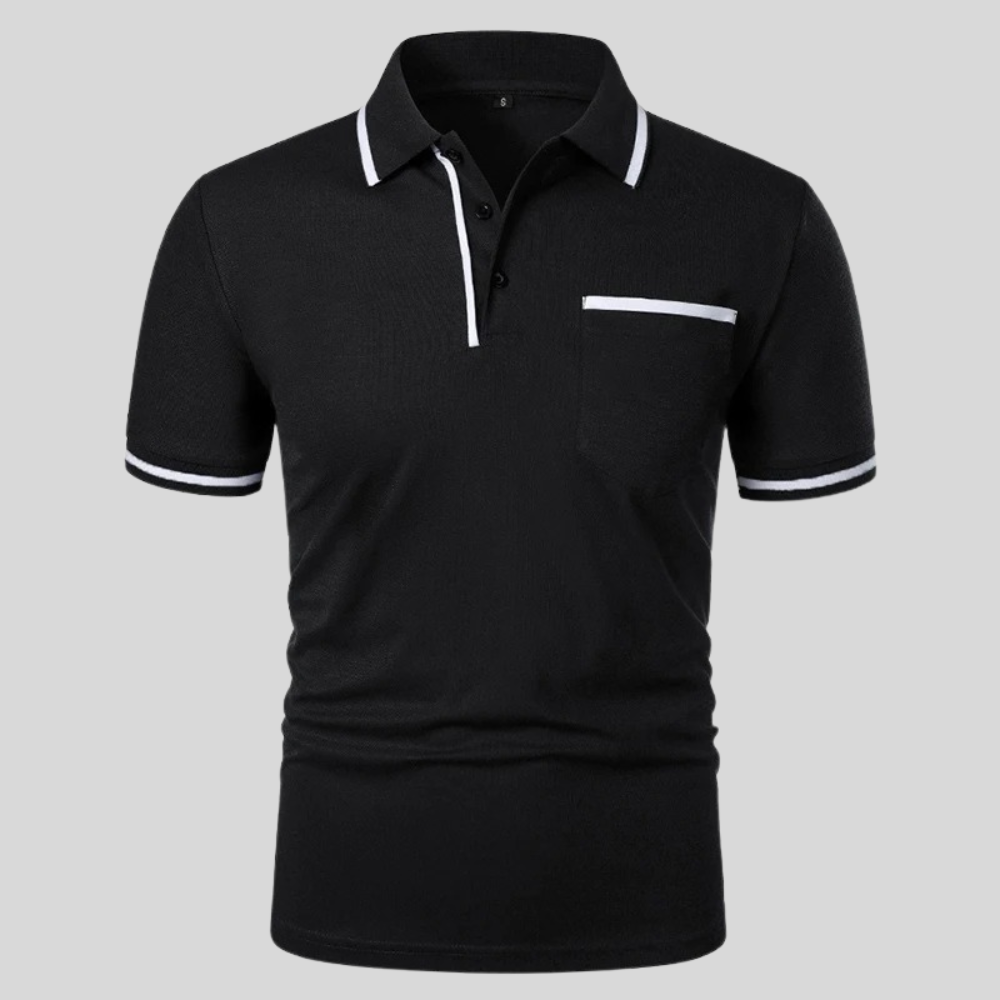Neil | Men's Short Sleeve Polo with Pocket