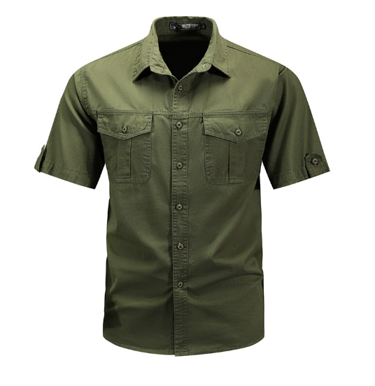 Neil | Men's Utility Short Sleeve Shirt