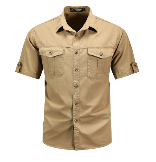 Neil | Men's Utility Short Sleeve Shirt