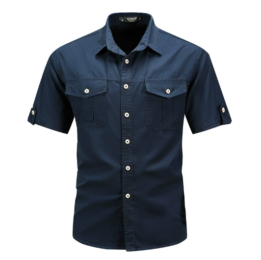 Neil | Men's Utility Short Sleeve Shirt