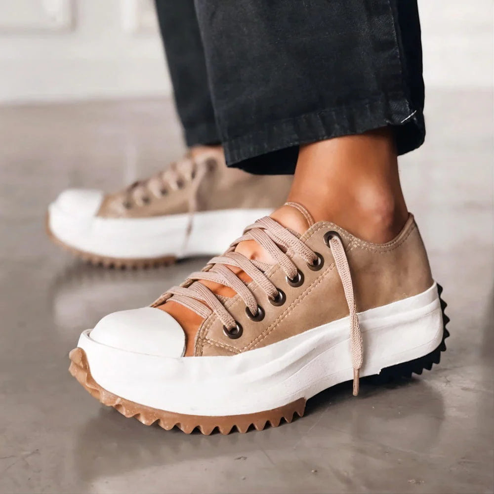 Nicole | Women's Platform Lace-Up Sneakers